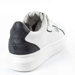 Basket basse homme Guess shine power Blanc - ZESHOES