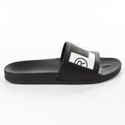 Claquette homme sandale Levis strong branding Noir