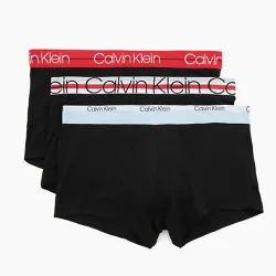Boxer homme Calvin Klein regular front logo pack x3 Multicolor