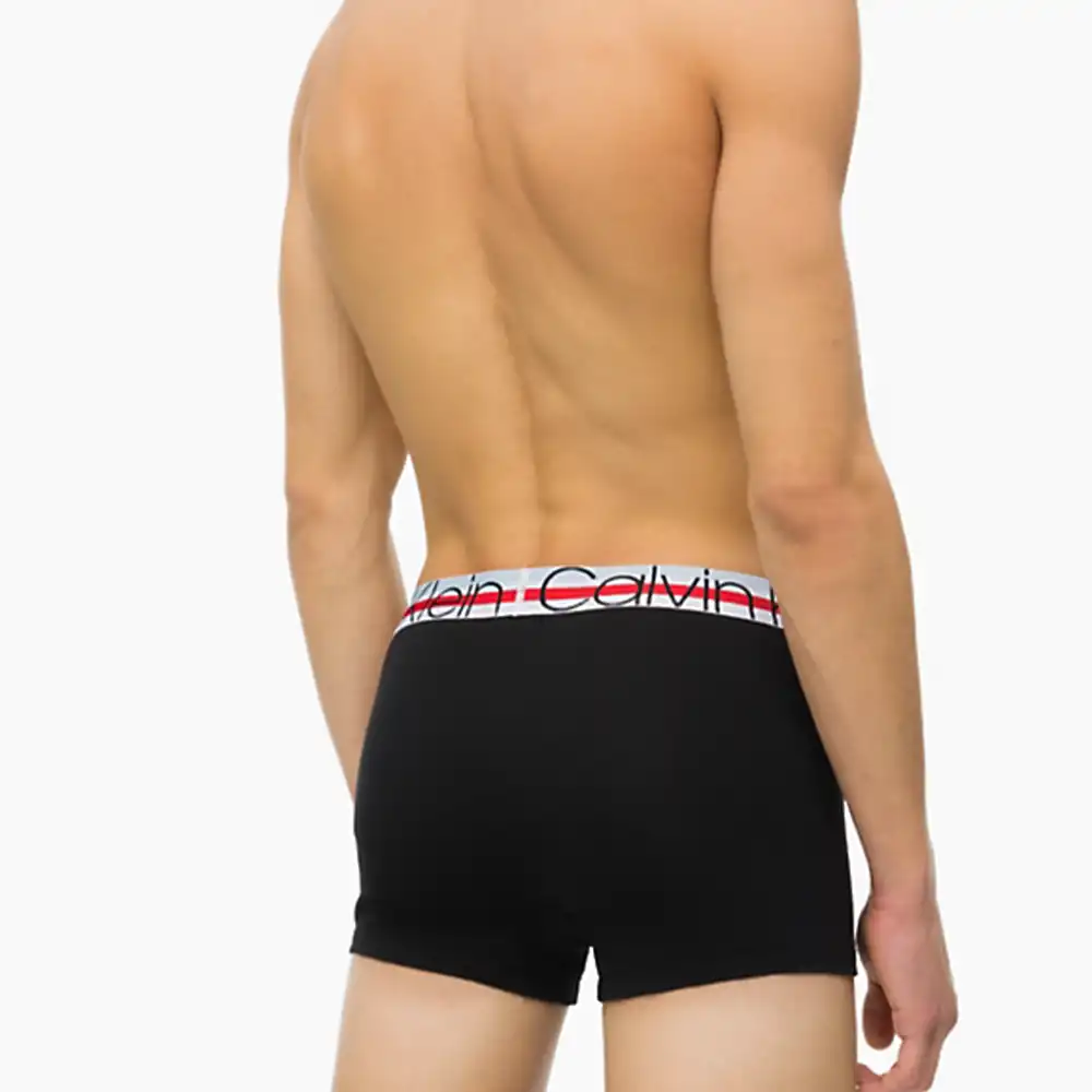 Boxer homme Calvin Klein regular front logo pack x3 Multicolor
