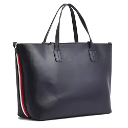 Sac a main femme Tommy Jeans iconic satchel Bleu