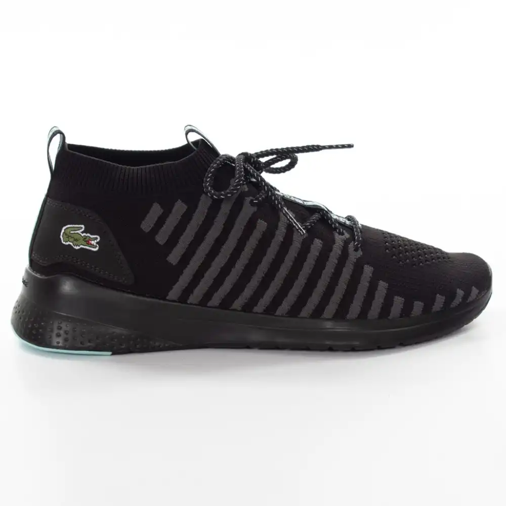 Basket pour homme Lacoste LT FIT FLEX 120 1 noire zeshoes.com destockage