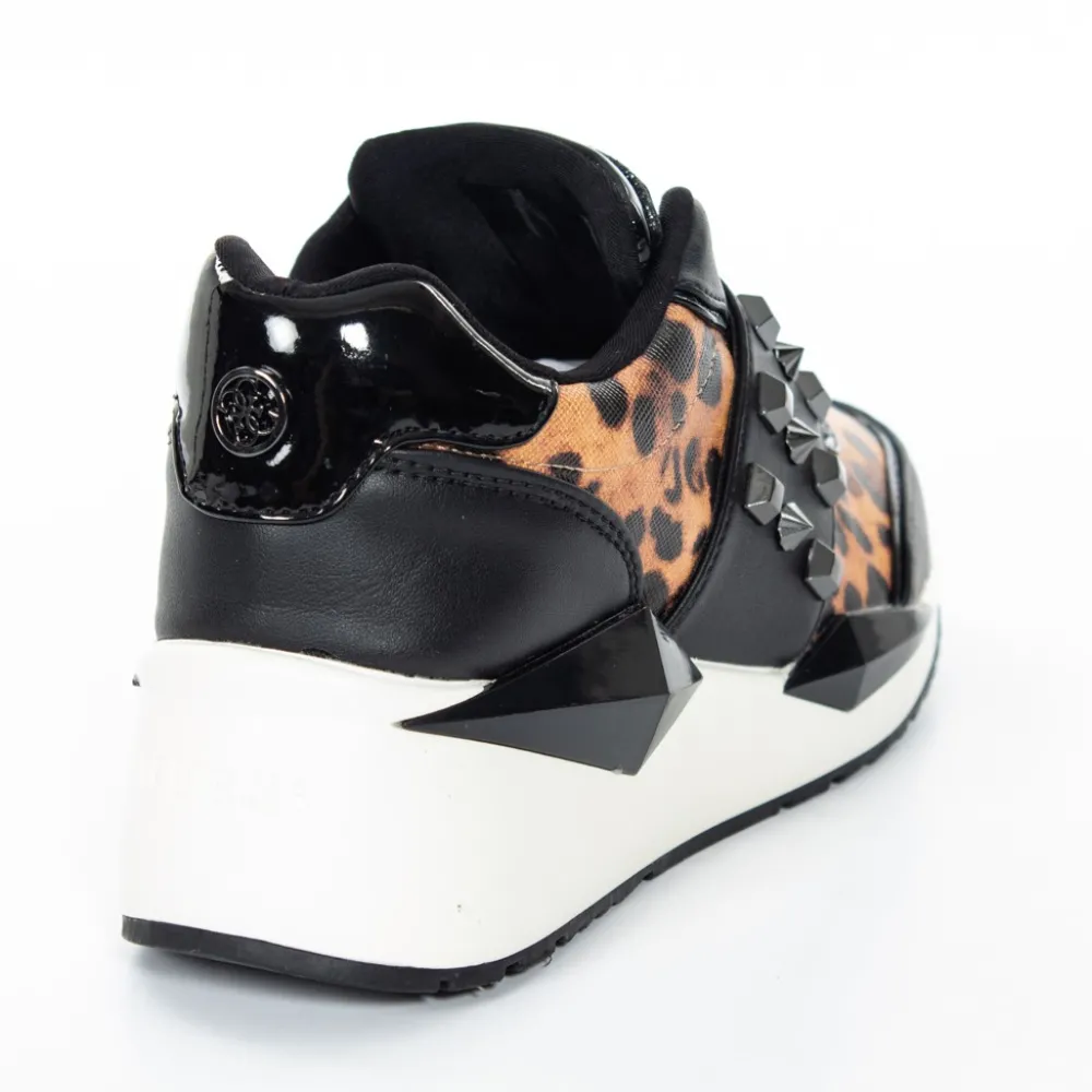 Basket basse femme Guess authentic Leopard ZESHOES