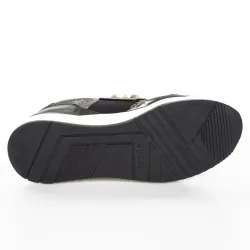 Basket Guess noire et dorée Zeshoes.com bon plan réduction