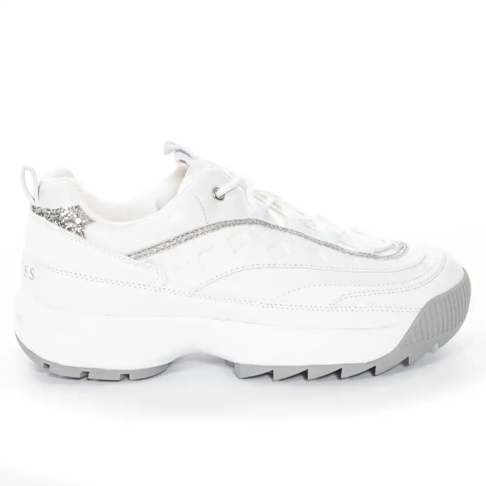 Basket basse femme Guess streetwear Blanc