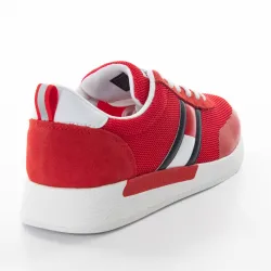 -Chaussure-Basket-Homme-rouge-Tommy-hilfiger