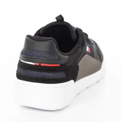 Basket basse homme Tommy Jeans retro mesh Bleu - ZESHOES