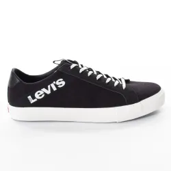 Basket pour homme Levi's Woodward L Regular Black type tennis