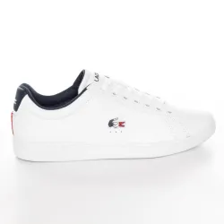 Basket basse homme Lacoste carnaby evo tri1 Blanc