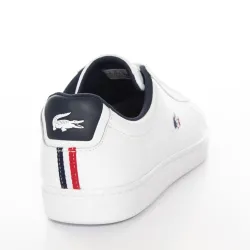 Basket basse homme Lacoste carnaby evo tri1 Blanc