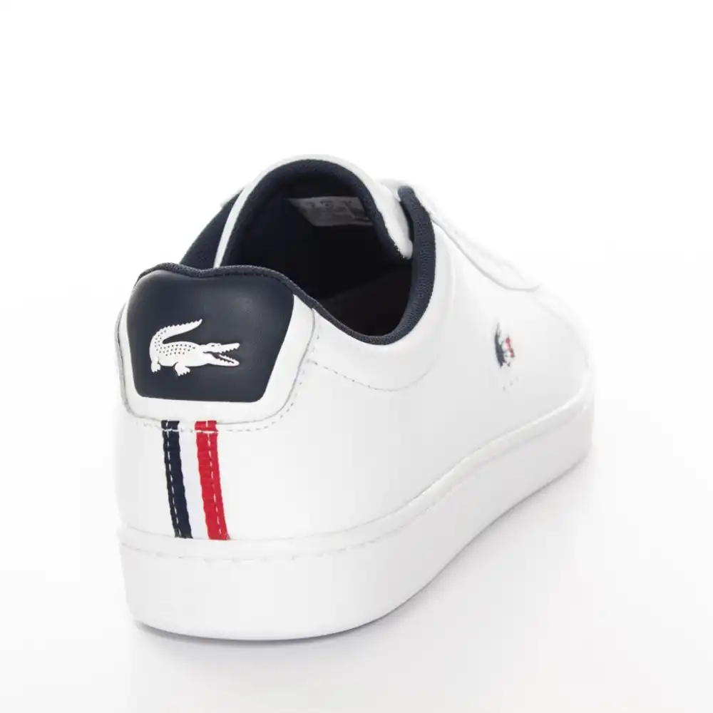 Basket basse homme Lacoste carnaby evo tri1 Blanc