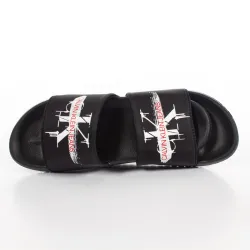 Claquette homme Calvin Klein slides classic Noir - ZESHOES