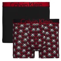 Boxer homme Calvin Klein front logo pack x2 Multicolor - ZESHOES