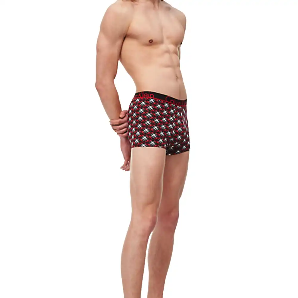 Boxer homme Calvin Klein front logo pack x2 Multicolor - ZESHOES