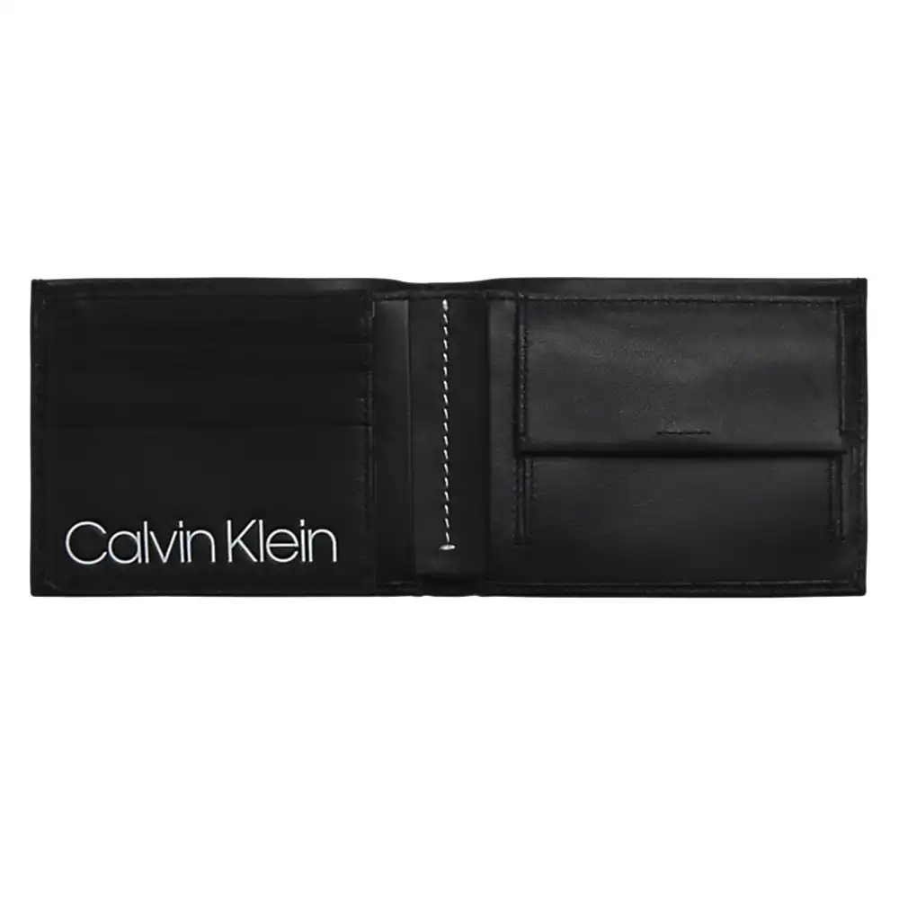 Portefeuille homme Calvin Klein leather billfold Noir