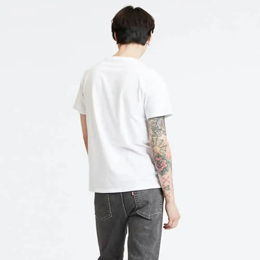 Tee shirt manche courte femme Levis the graphic housemark Blanc - ZESHOES