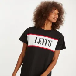 Robe femme Levis band front logo Noir