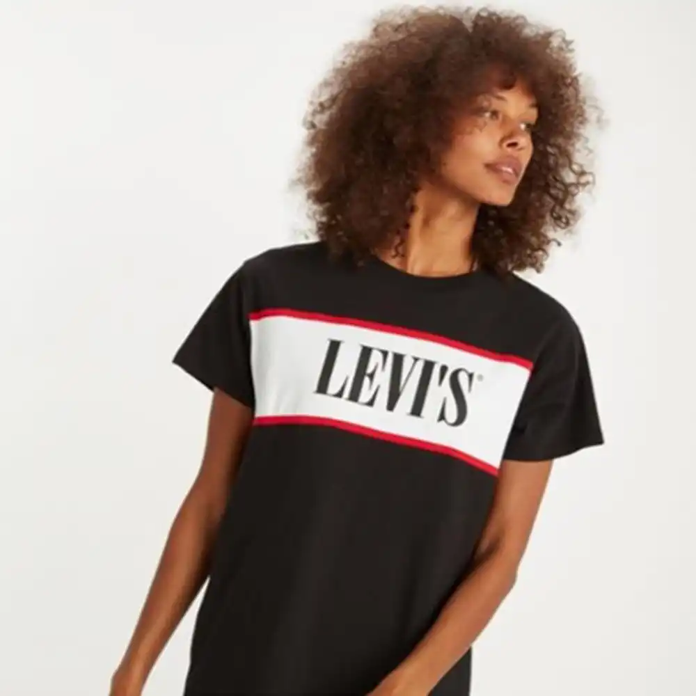 Robe femme Levis band front logo Noir