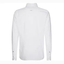 Chemise manches longues homme Calvin Klein slim stretch logo tape pckt yaf Bl...