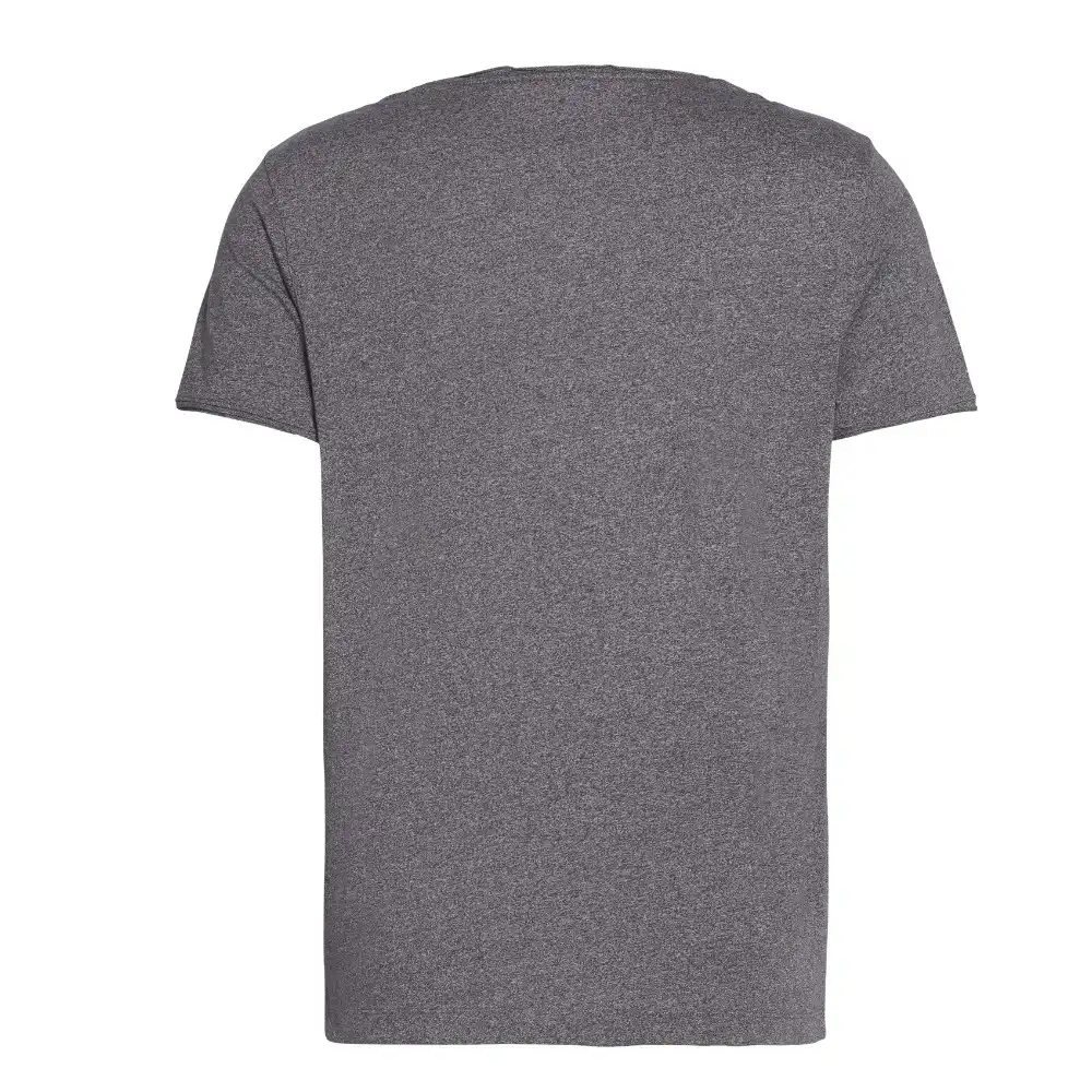 T shirt manche courte homme Calvin Klein grindle raw edge pp3 Gris - ZESHOES