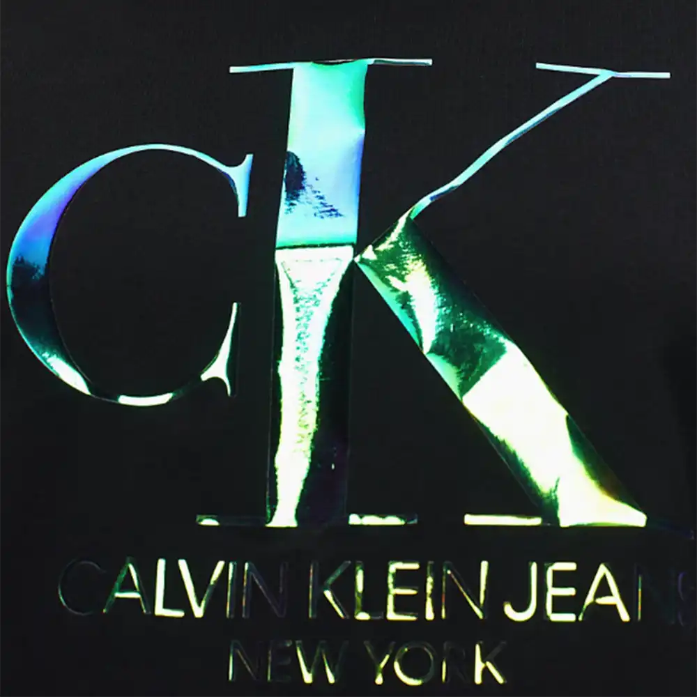Tee shirt de marque Calvin Klein noir vêtement en promotion des marques en soldes