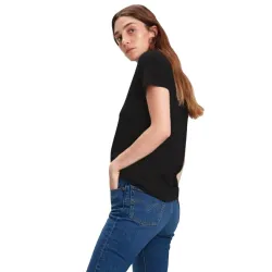 Tee shirt manche courte femme Levis perfect graphic Noir - ZESHOES