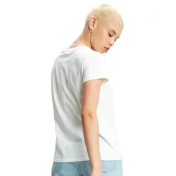 Tee shirt manche courte femme Levis perfect graphic Blanc - ZESHOES