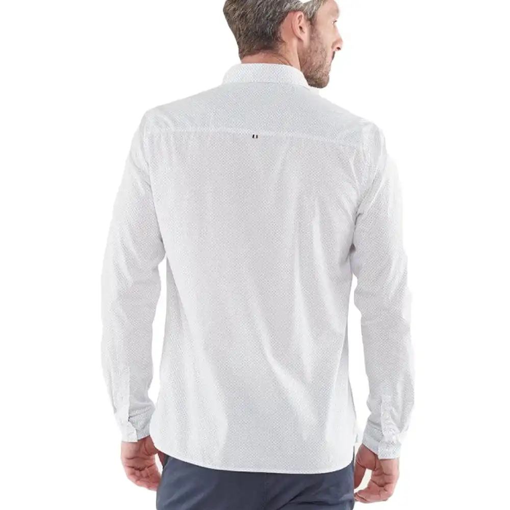 Chemise manches longues homme Le Temps Des Cerises kurt Blanc - ZESHOES