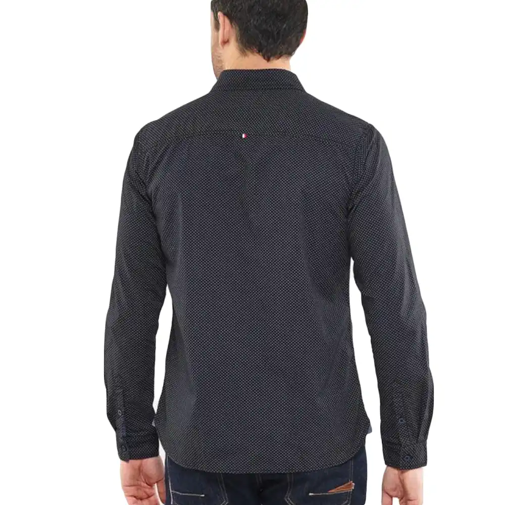 Chemise manches longues homme Le Temps Des Cerises kurt Noir - ZESHOES