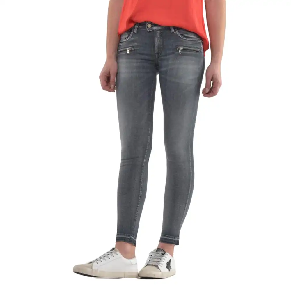 pulp slim 7/8ème calao gris Le Temps Des Cerises - 1