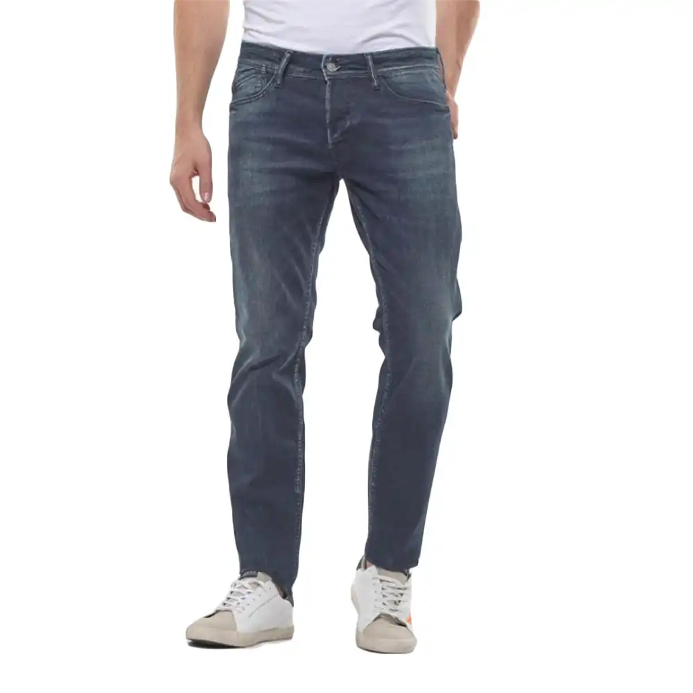 Jeans homme Le Temps Des Cerises 700/11 basic foncé Bleu - ZESHOES