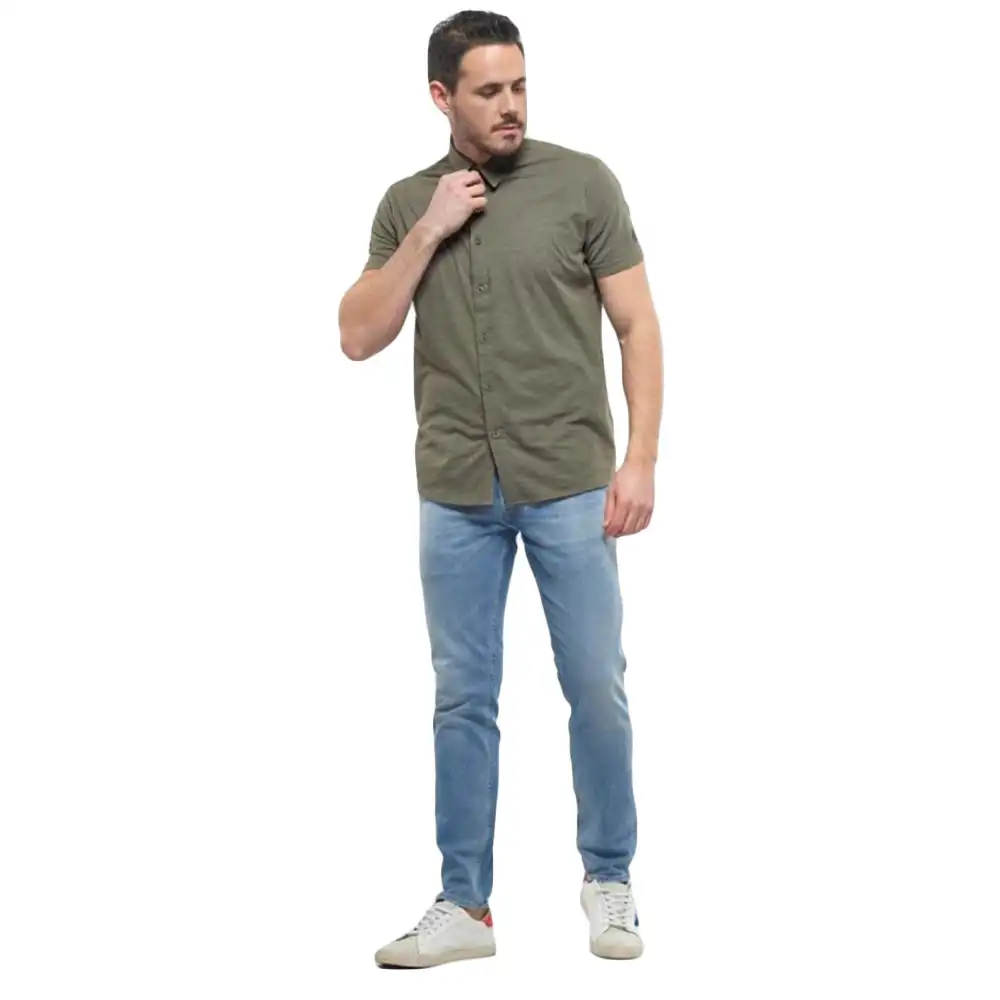 Jeans homme Le Temps Des Cerises 700/11 basic clair Bleu - ZESHOES