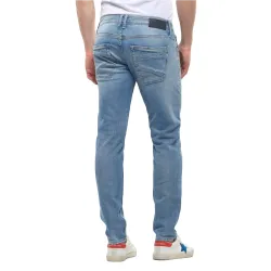 Jeans homme Le Temps Des Cerises 700/11 basic clair Bleu - ZESHOES