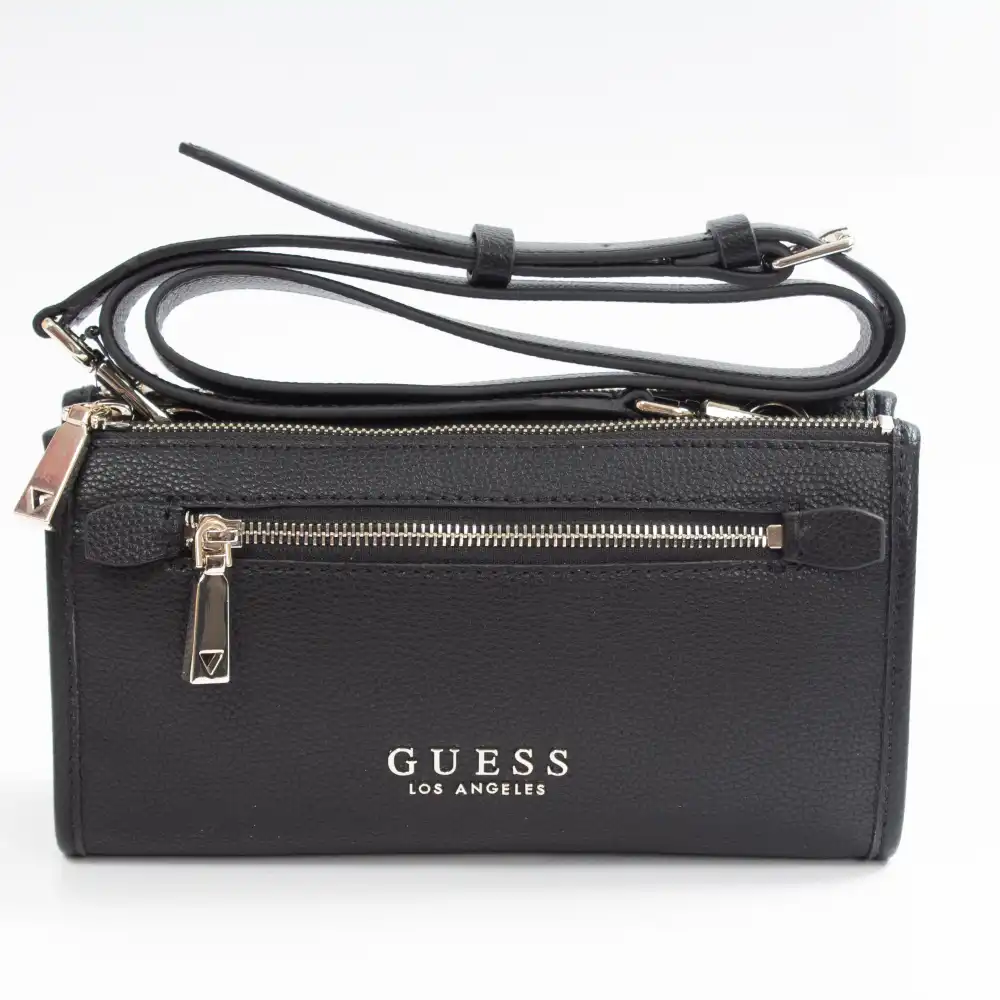 Sac a main femme Guess lias grainé Noir