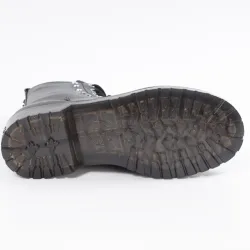 Basket montante femme Guess ranger tavora cuir veritable Noir - ZESHOES