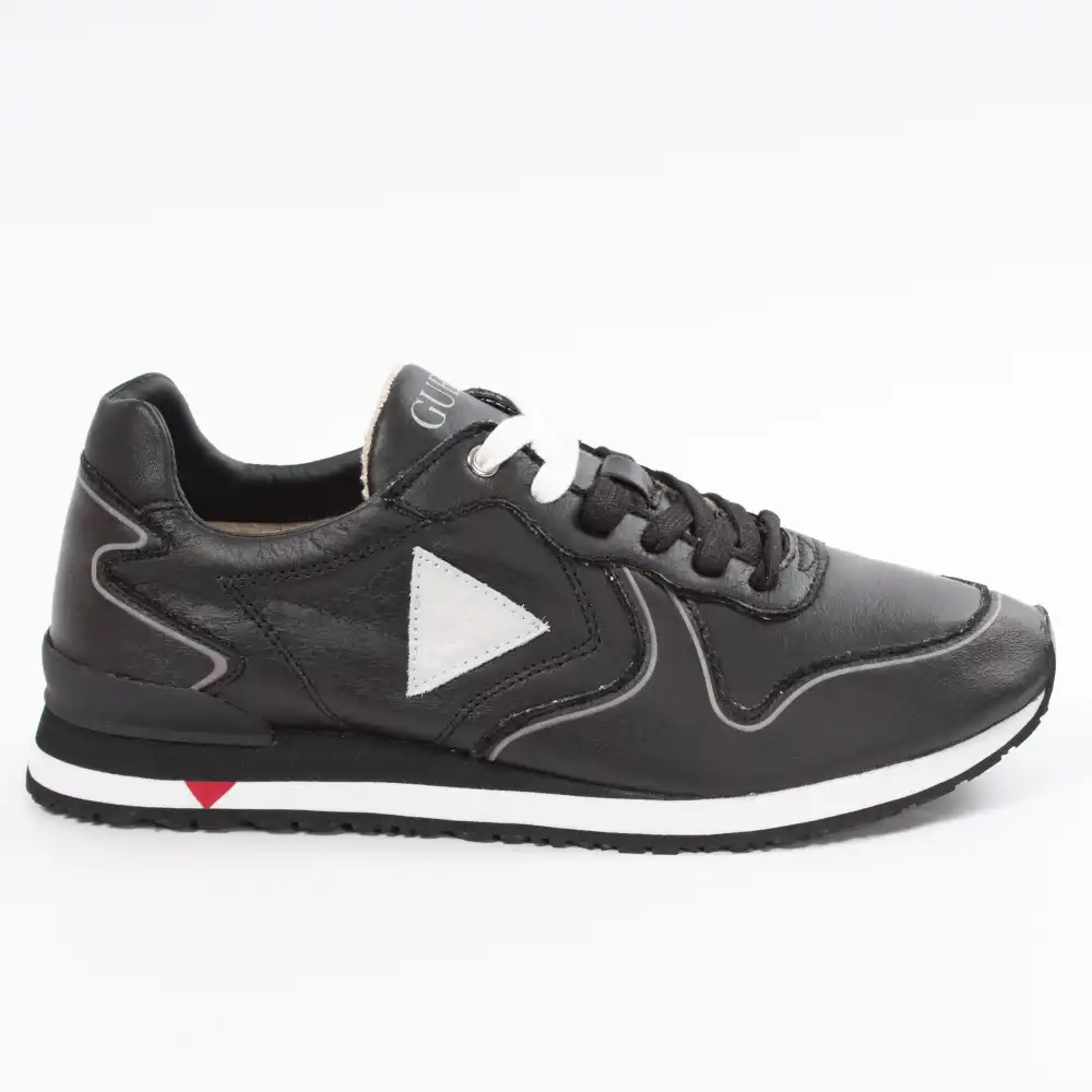 Basket basse homme Guess new glorym breloque Noir - ZESHOES