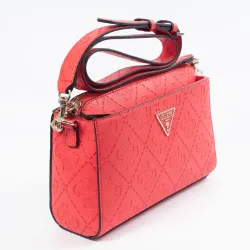 Sac a main femme Guess maddy logo 4g imprimé Rose - ZESHOES