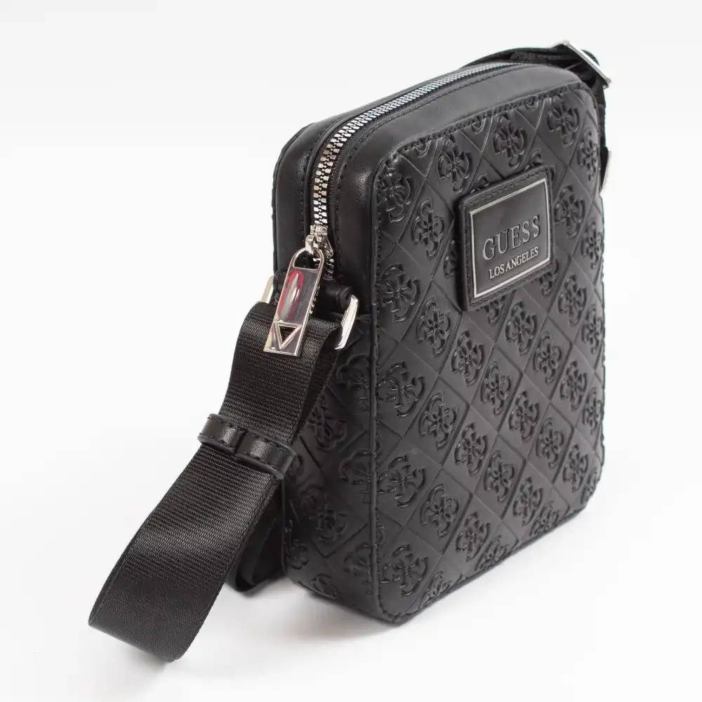 Pochette homme Guess mini logo doc Noir - ZESHOES