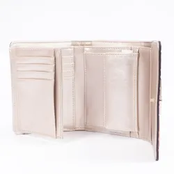 Portefeuille femme Guess mini maddy logo 4g Rouge - ZESHOES