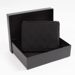 Portefeuille homme Guess dan logo 4g Noir - ZESHOES