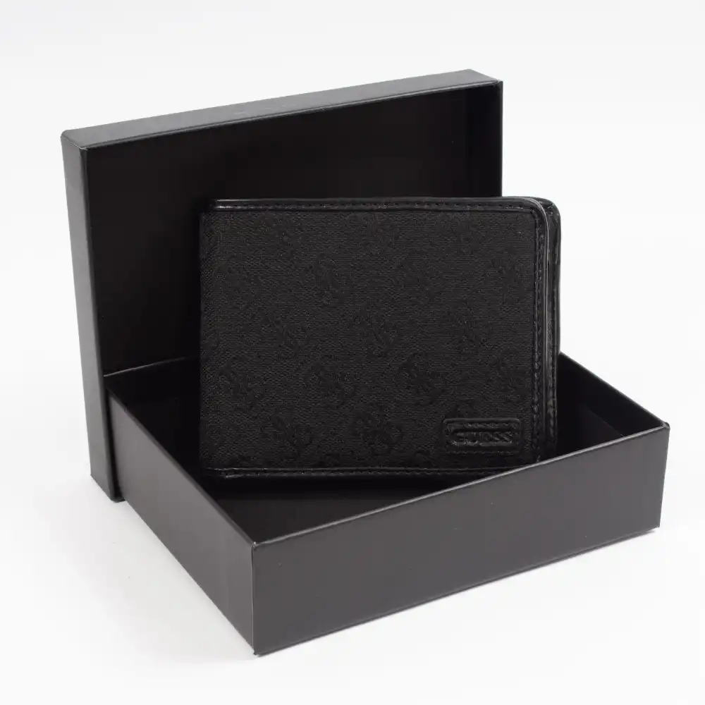 Portefeuille homme Guess dan logo 4g Noir - ZESHOES