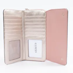Portefeuille femme Guess niven Rose