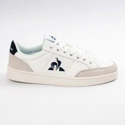 Basket basse homme Le Coq Sportif court net Blanc - ZESHOES