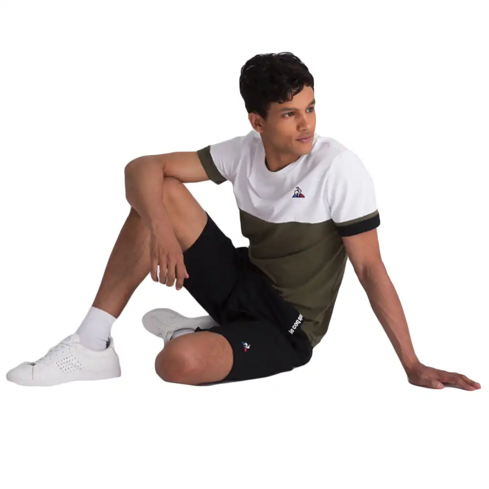 Short homme Le Coq Sportif essentiels Noir - ZESHOES