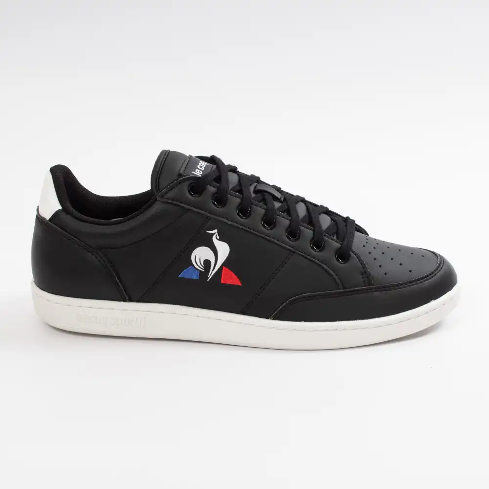 Basket basse homme Le Coq Sportif court clay Noir - ZESHOES