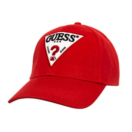 Produits victimes de leur succès Guess Rouge logo triangle