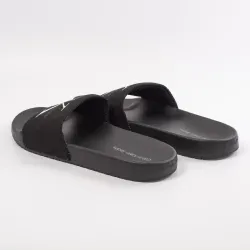 Claquette homme Calvin Klein viggo logo Noir Claquette homme Calvin Klein viggo logo Noir