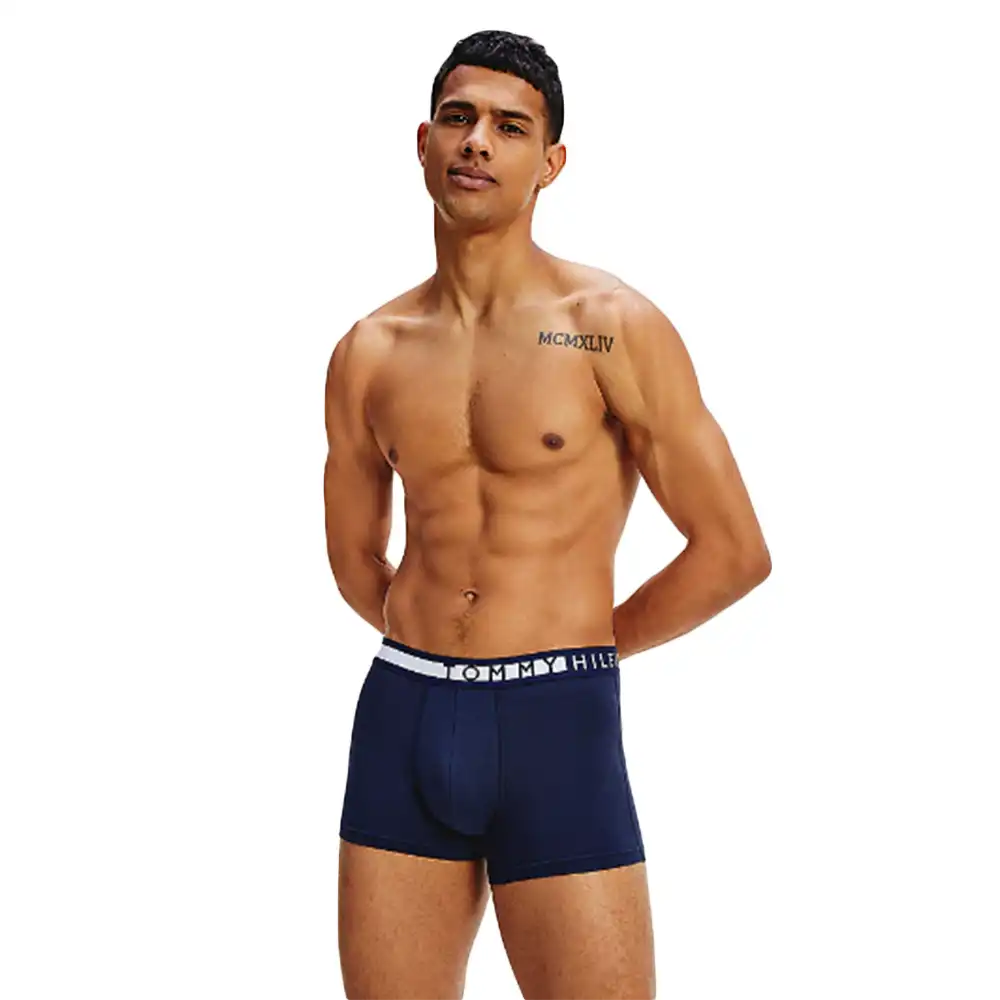 Boxer homme Tommy Jeans side logo pack x3 Multicolor - ZESHOES