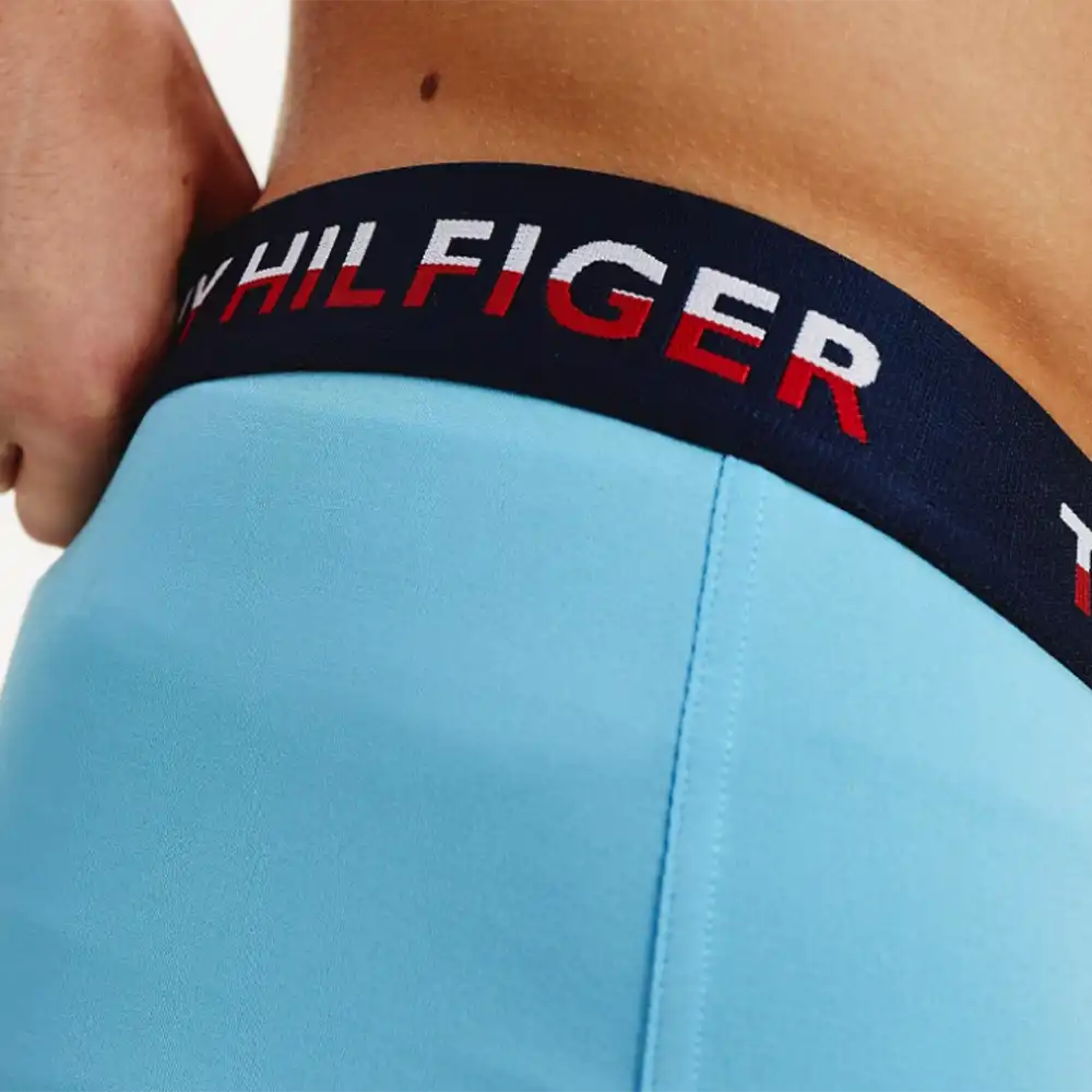 Boxer homme Tommy Jeans spandex unlimited logo pack x2 Bleu - ZESHOES