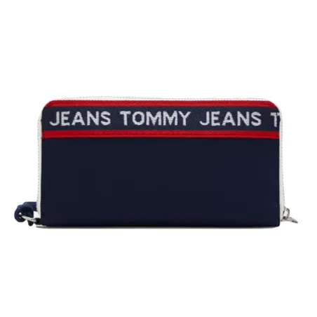 Produits victimes de leur succès Tommy Jeans Bleu zippé à bande logo